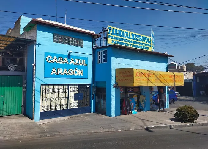 Casa Azul Aragon Guest house Mexico City